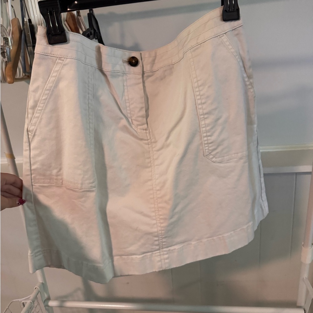Mini Boden Cream Skirt